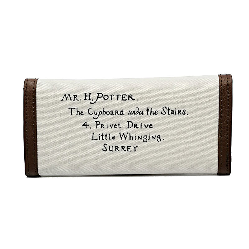 Harry Potter Letter Flap Wallet Long Mini Three Fold