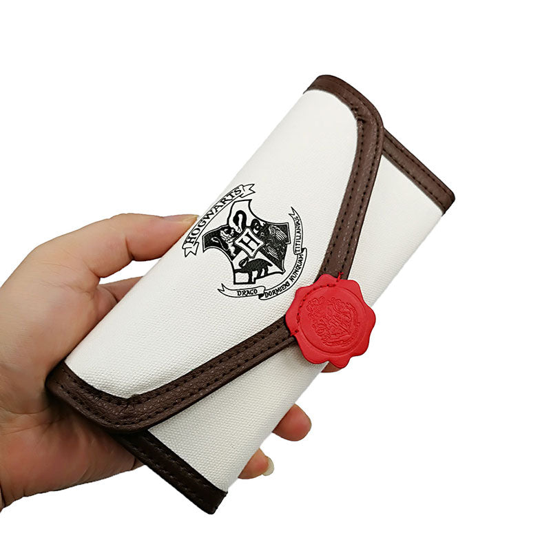 Harry Potter Letter Flap Wallet Long Mini Three Fold