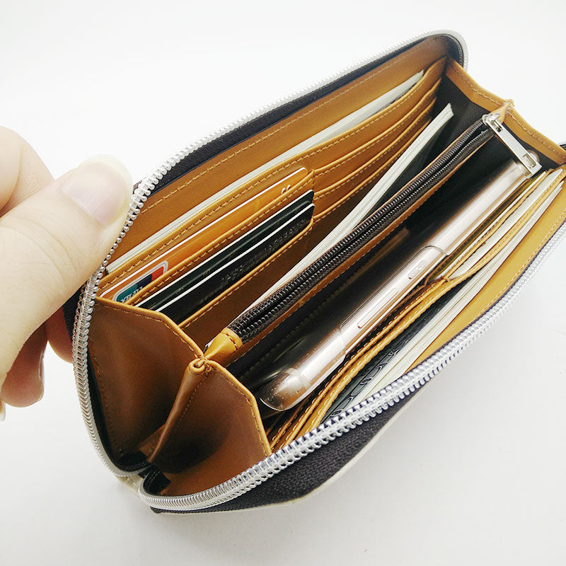 Leeshang Harry Potter Letter Zip Wallet PU Long Fashion Women