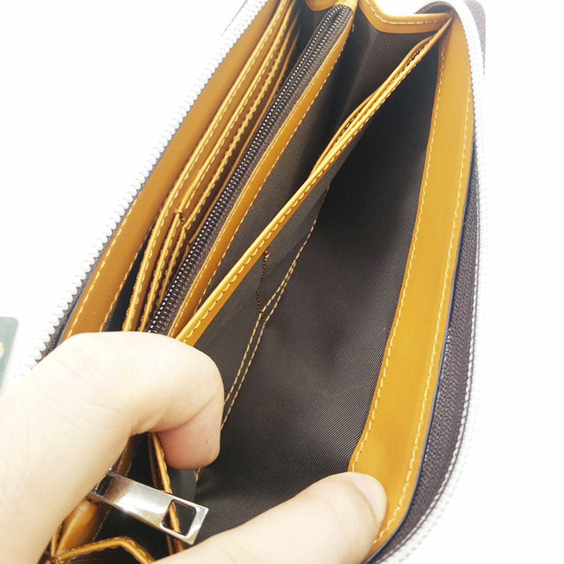 Leeshang Harry Potter Letter Zip Wallet PU Long Fashion Women