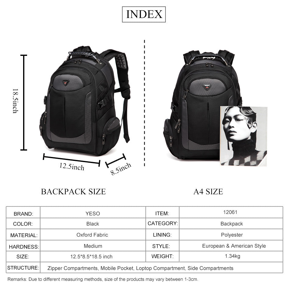 Brand Laptop Backpack Men's