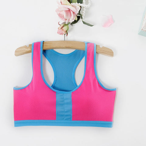 Women Yoga Fitness Stretch Workout Tank Top Racerback Padded Sports Bra