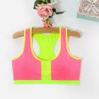 Women Yoga Fitness Stretch Workout Tank Top Racerback Padded Sports Bra