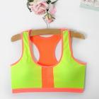 Women Yoga Fitness Stretch Workout Tank Top Racerback Padded Sports Bra