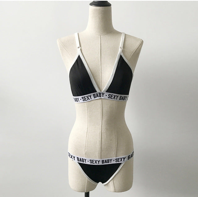 Women Girls Sexy Underwear Push Up Lingerie Corset Bandage Solid Sports Bra