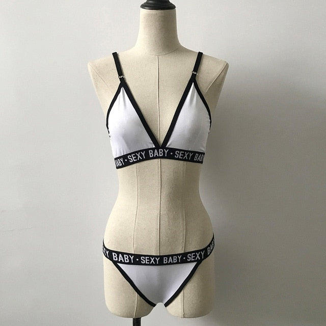 Women Girls Sexy Underwear Push Up Lingerie Corset Bandage Solid Sports Bra