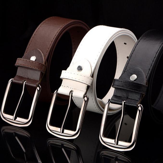 Belts for Men's Casual Leather Belt Buckle Waist Strap