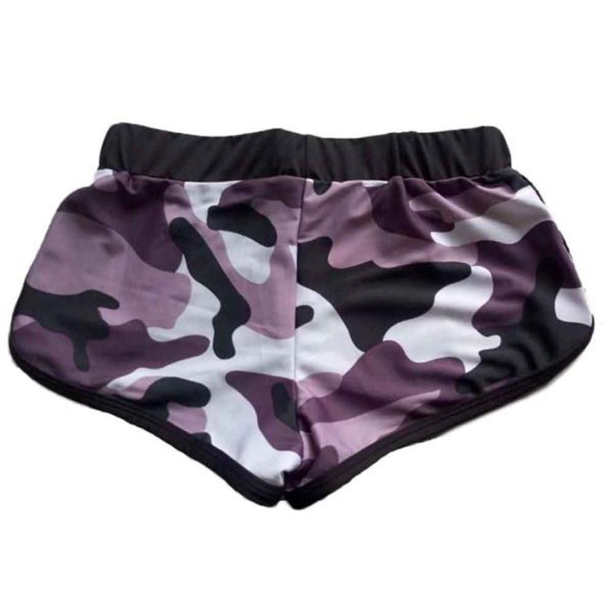 Women Camouflage Running Yoga Gym Fitness Sport Low-Waist Breathable