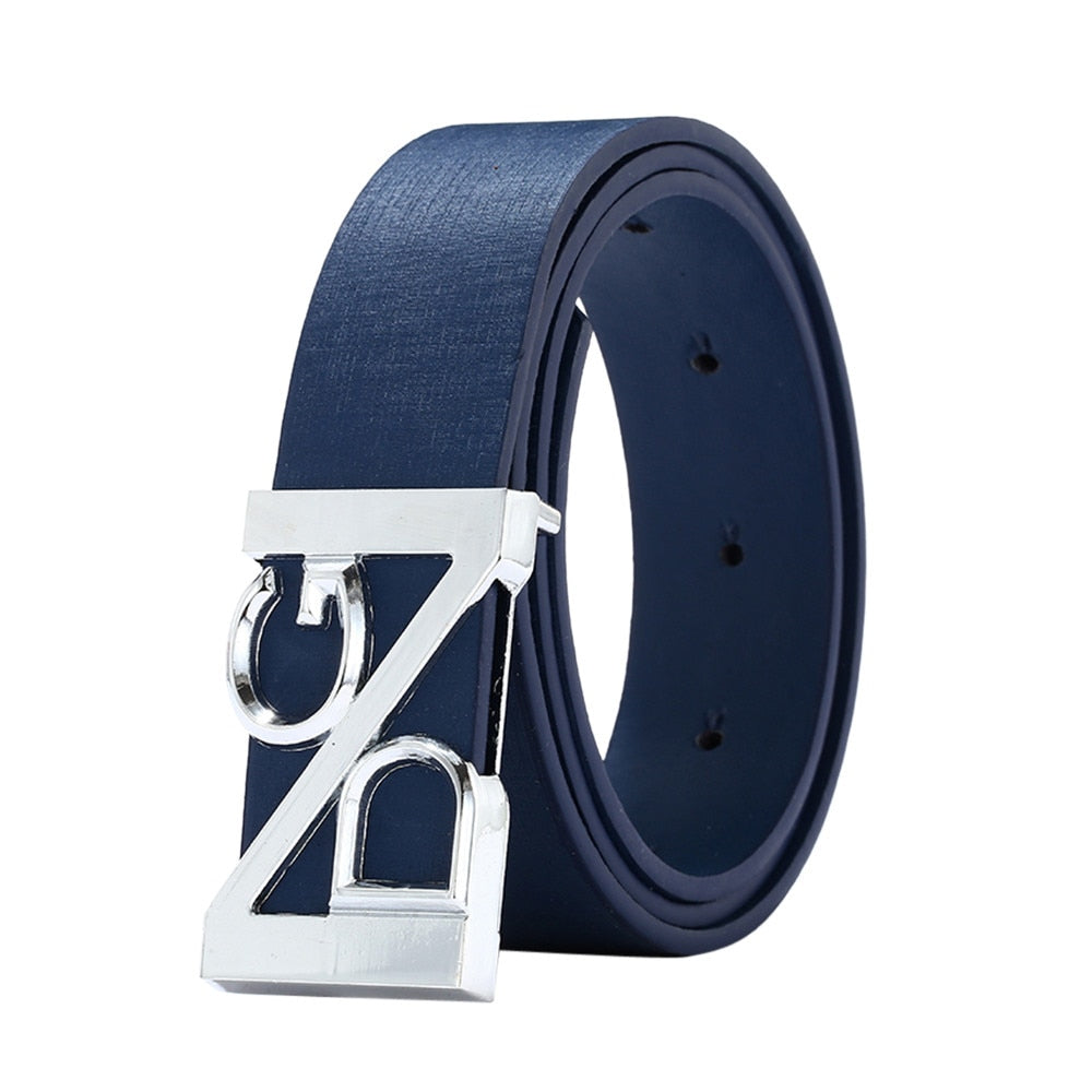 New Fashion men Belt Cool Casual PU Leather Skinny Slender