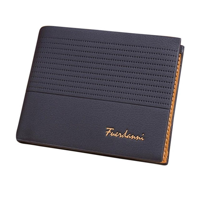 Man Embossing Dull Polish Wallet Pocket Credit Card Clutch Bifold Purse