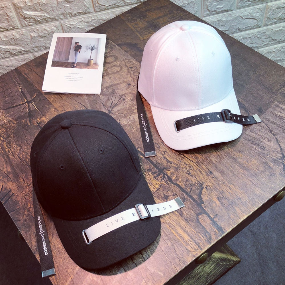 Women's summer hats Embroidery Letter Cotton Baseball Cap