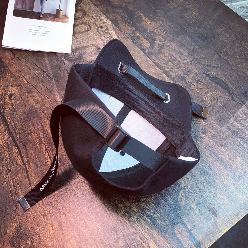 Women's summer hats Embroidery Letter Cotton Baseball Cap