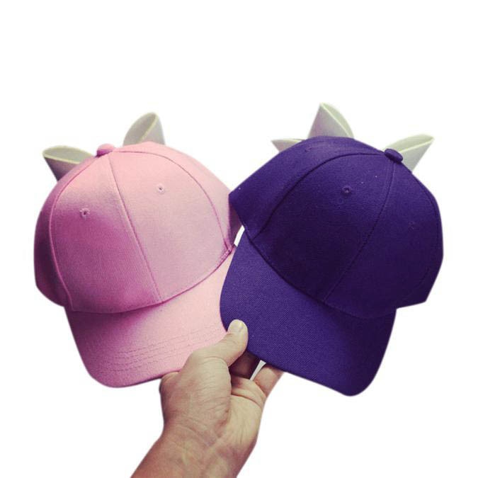 Hats For Women Solid Bow Girl Cap Snapback Hip Hop