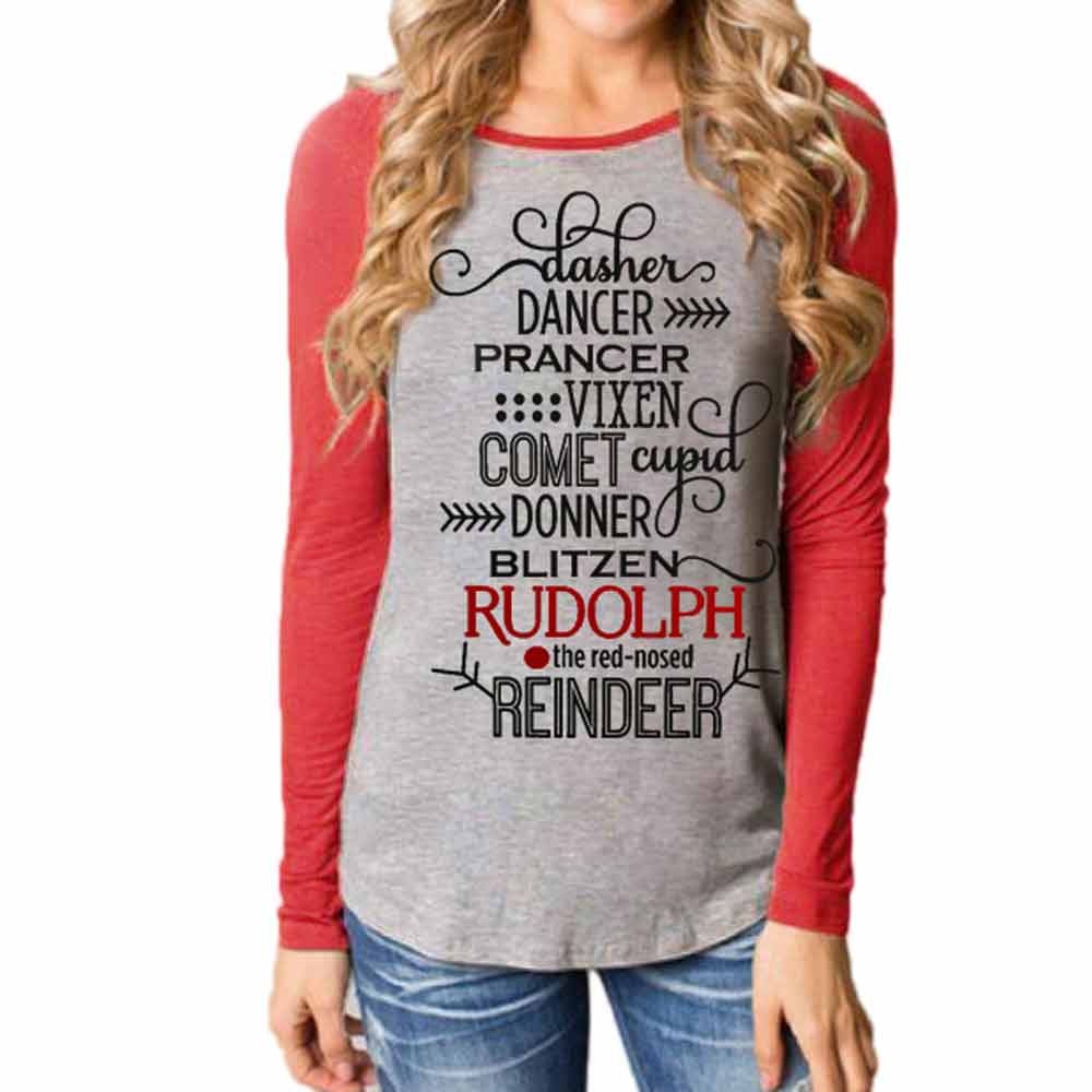 Spring Casual T-Shirt Women Fashion Letters Printing Tops