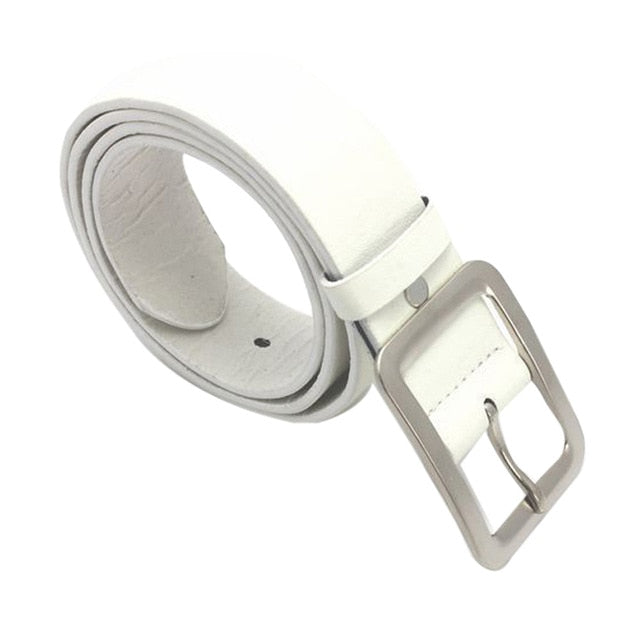 High quality Men's Casual Faux Leather Belt Buckle Waist Strap