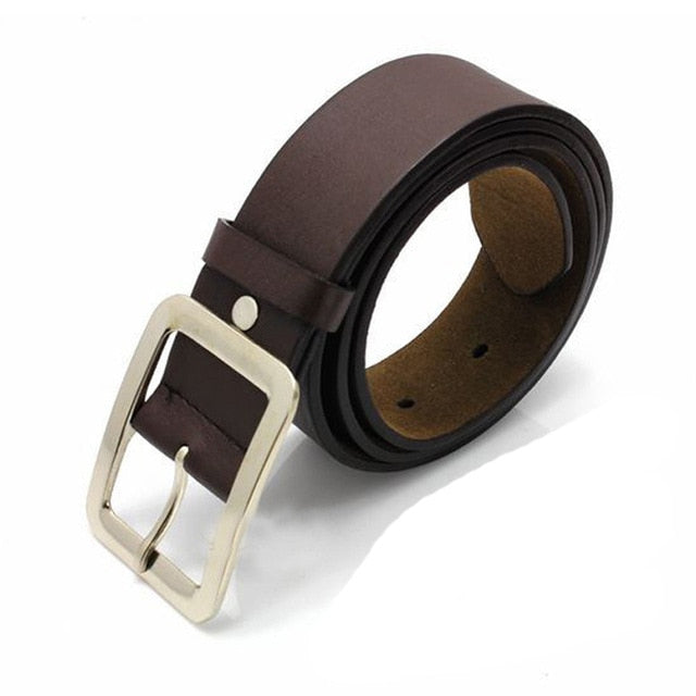 High quality Men's Casual Faux Leather Belt Buckle Waist Strap