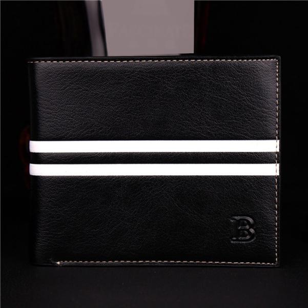 Famous Brand Men's Leather Wallet Male Retro ID Card Holder