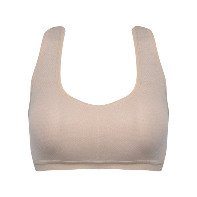 Breathable Sports Bra Hollow Out Side Striped Bras