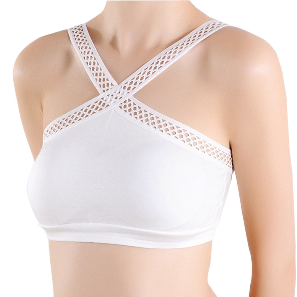 Sexy Womens Padded Bra Crop Tops Vest Bustier