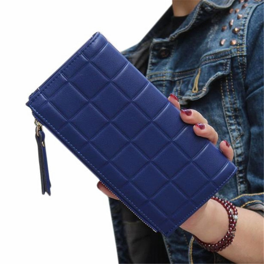 Women Wallet Leather Clutch Long Card Pocket Holder