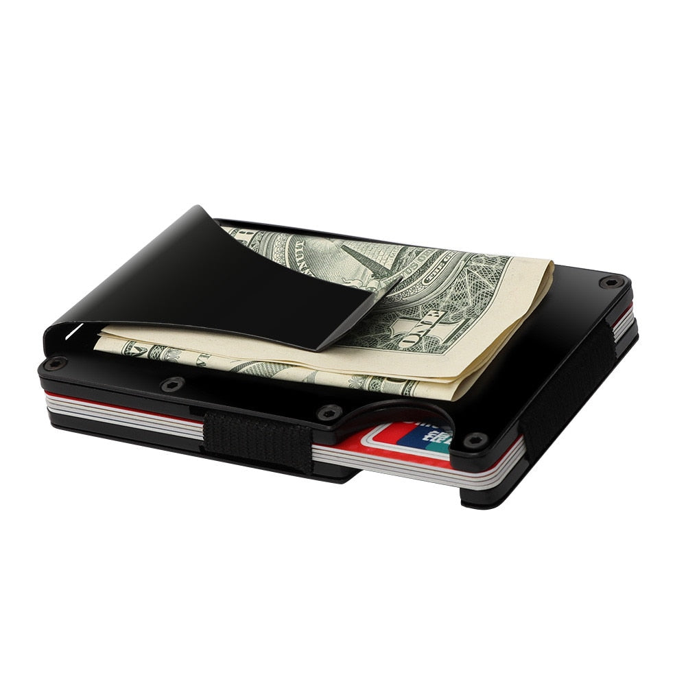 Metal Mini Slim Wallet Detachable Money Clip Brand Fashion