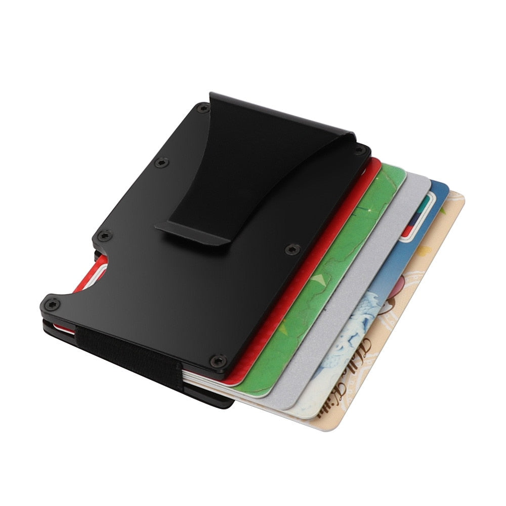 Metal Mini Slim Wallet Detachable Money Clip Brand Fashion