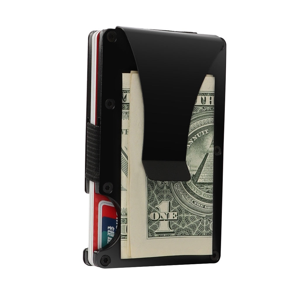 Metal Mini Slim Wallet Detachable Money Clip Brand Fashion