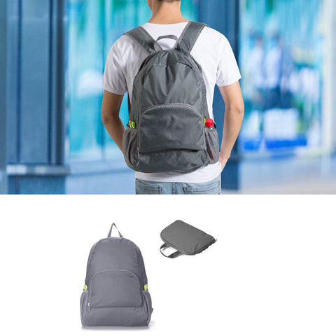 Foldable Portable Fashion women backpack school mochila male