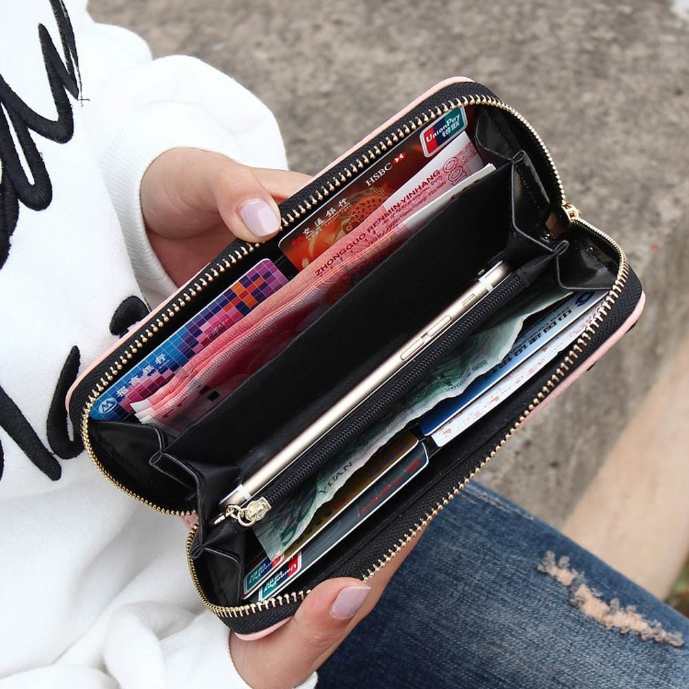 Luxury High Quality Women Cat Cartoon Wallet