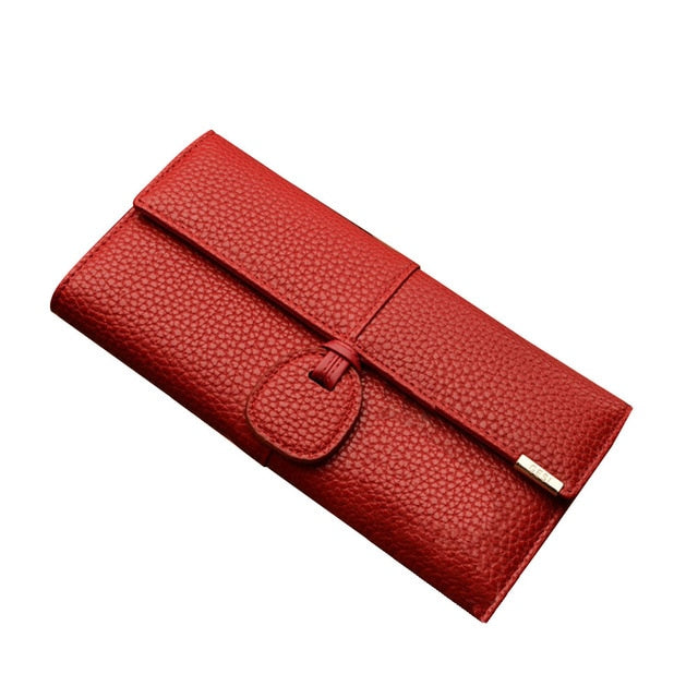 Luxury Leather Wallets Women Brand Purses Woman Wallet