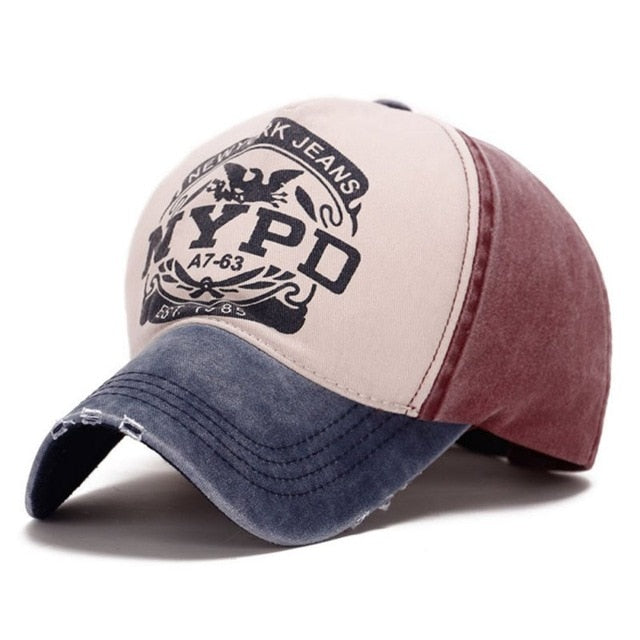 New Print Letter NYPD Sun Hat Outdoor Cap