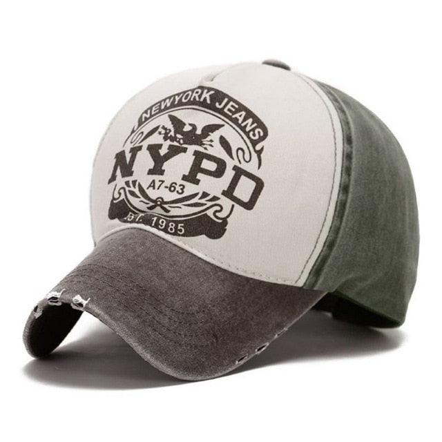 New Print Letter NYPD Sun Hat Outdoor Cap