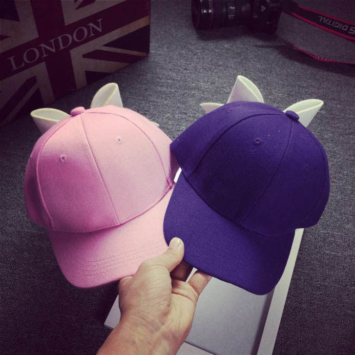 Hats For Women Solid Bow Girl Cap Snapback Hip Hop