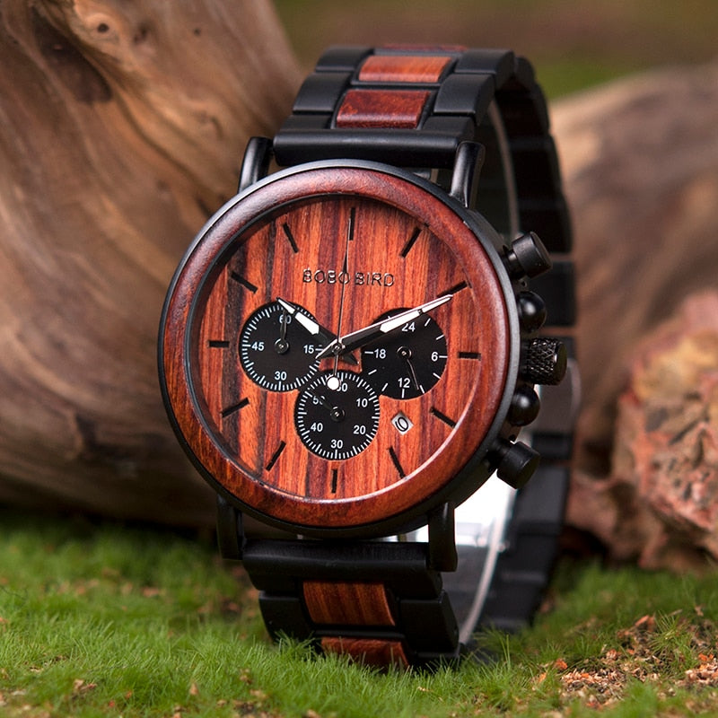 Wooden Men Watches Relogio Masculino Top Brand Luxury Stylish