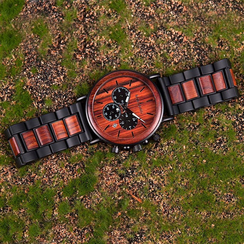 Wooden Men Watches Relogio Masculino Top Brand Luxury Stylish