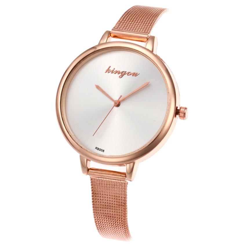 Women Fashion Quartz Wrist Simple Wrist Watch stainless