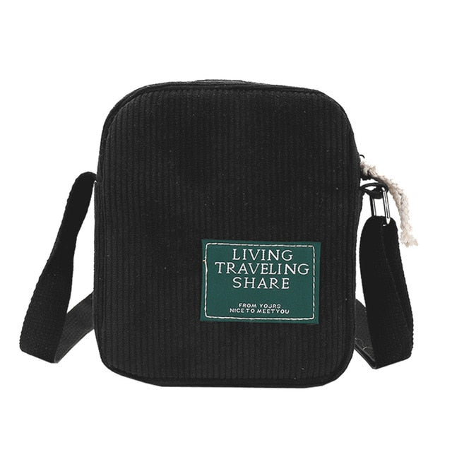 Fashion lady Corduroy single shoulder diagonal mobile bag