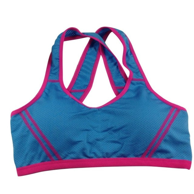 Women Sports Bra Sexy Padded Absorb Sweat