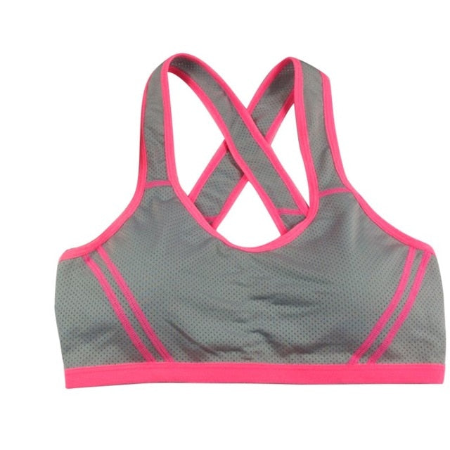 Women Sports Bra Sexy Padded Absorb Sweat