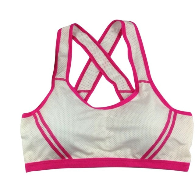 Women Sports Bra Sexy Padded Absorb Sweat