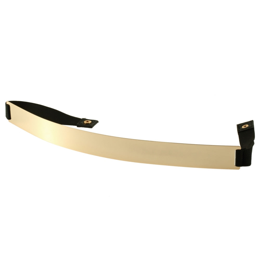 Sexy Lady Women Elastic Mirror Metal Waist Belt