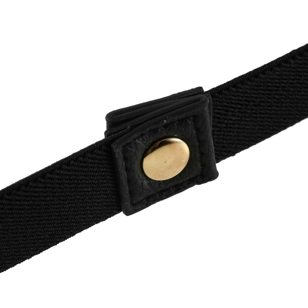 Sexy Lady Women Elastic Mirror Metal Waist Belt