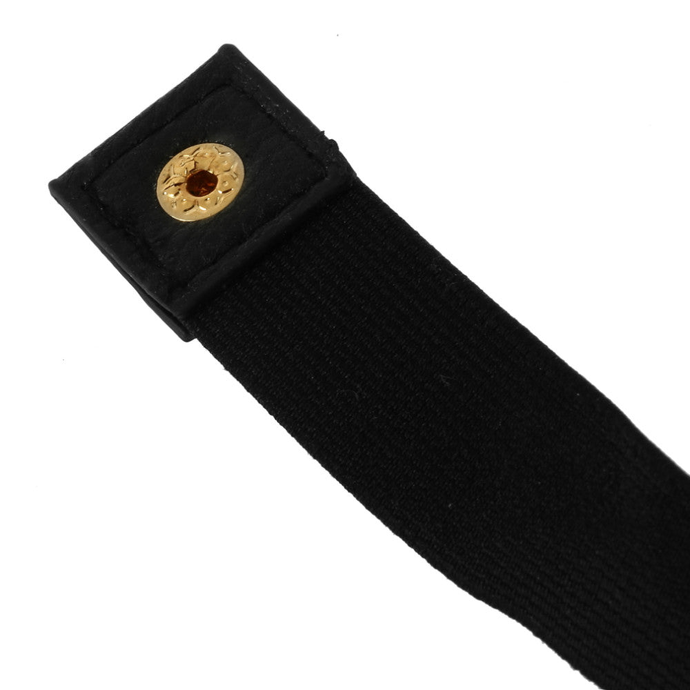 Sexy Lady Women Elastic Mirror Metal Waist Belt