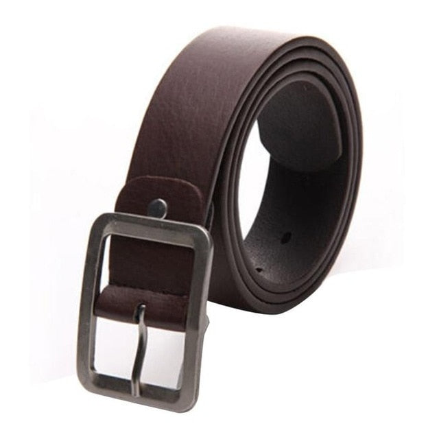 Belts for Men's Casual Leather Belt Buckle Waist Strap
