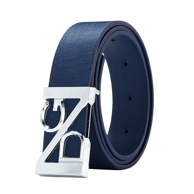 New Fashion men Belt Cool Casual PU Leather Skinny Slender