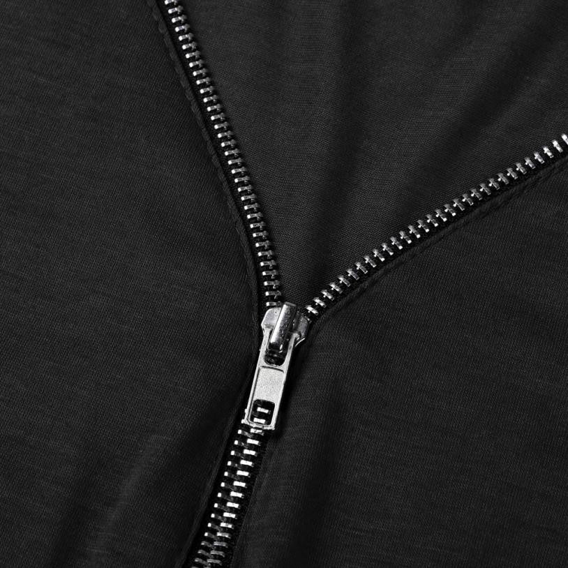 Womens Sexy Zipper Long Sleeve Casual Shirt Tops