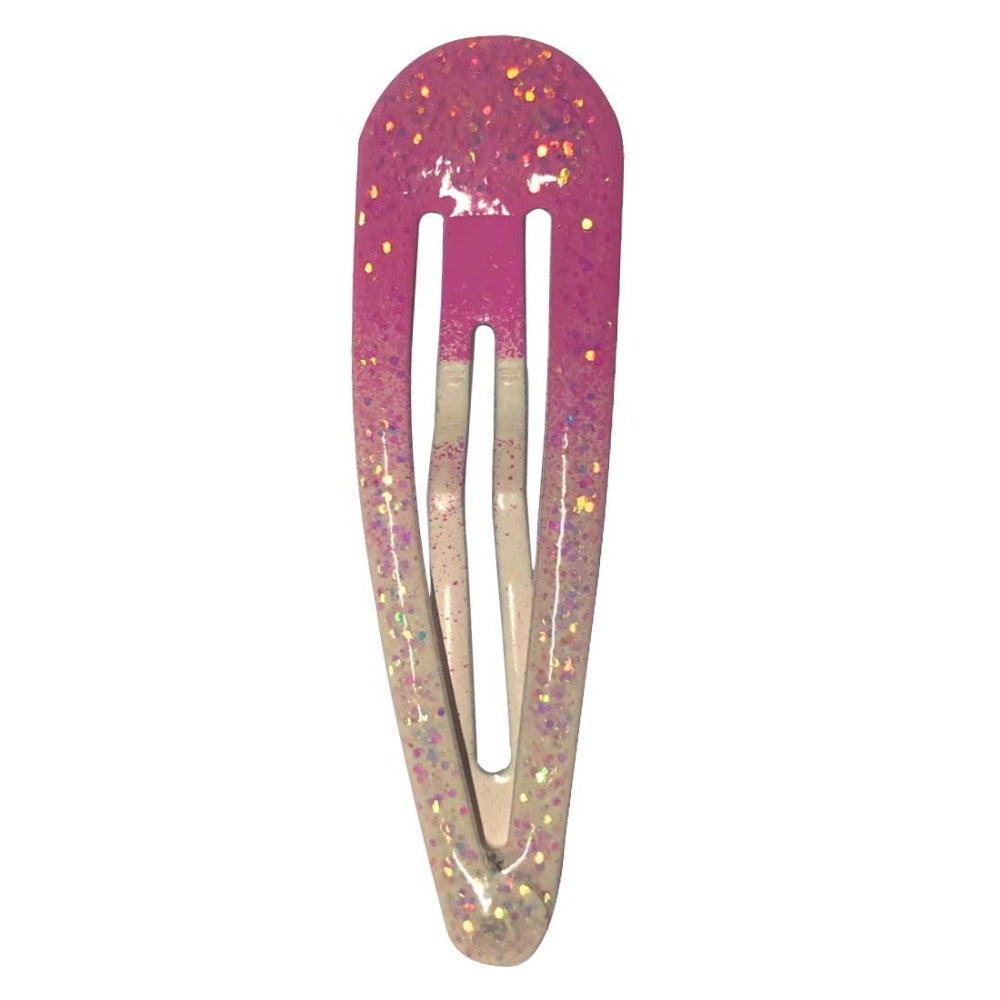 100Pcs Snap Hair Clips Candy Color Glossy 2 Inches