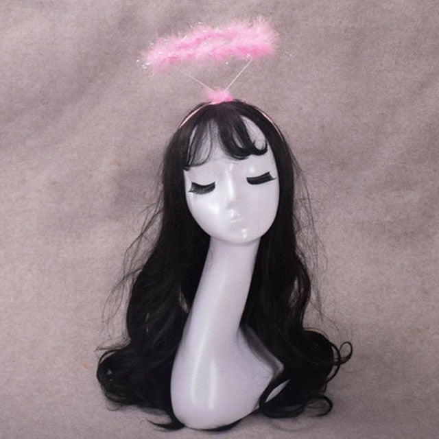 Creative Design Ladied Fluffy Halo Angel Headband