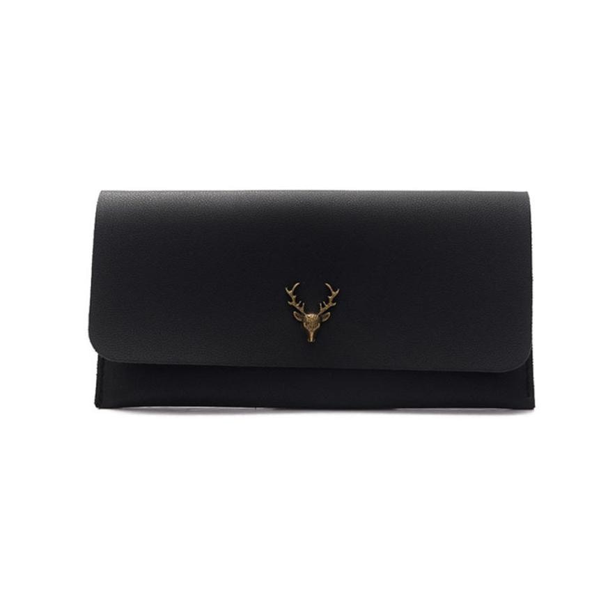Female long wallet Solid Color clutch