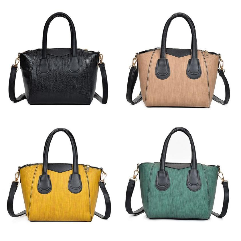 Women Fashion Handbag Shoulder Bag Casual Tote Zipper